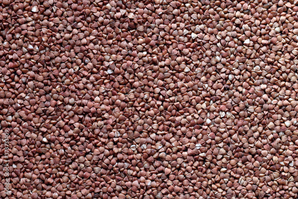 Natural buckwheat, close-up. Top-down. Healthy food. Natural buckwheat, close-up. Top-down. Healthy food.