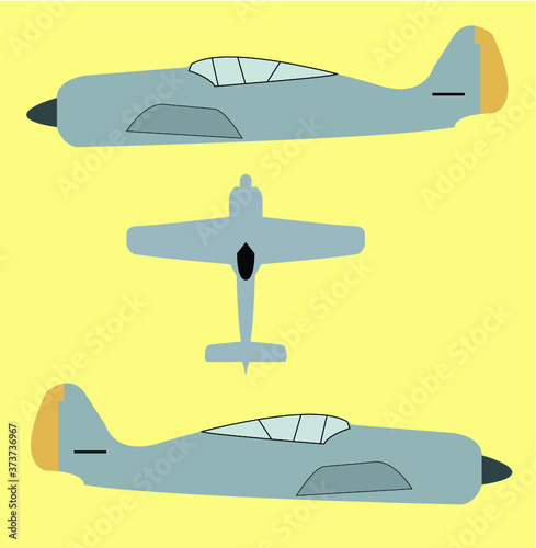 Fighter airplane