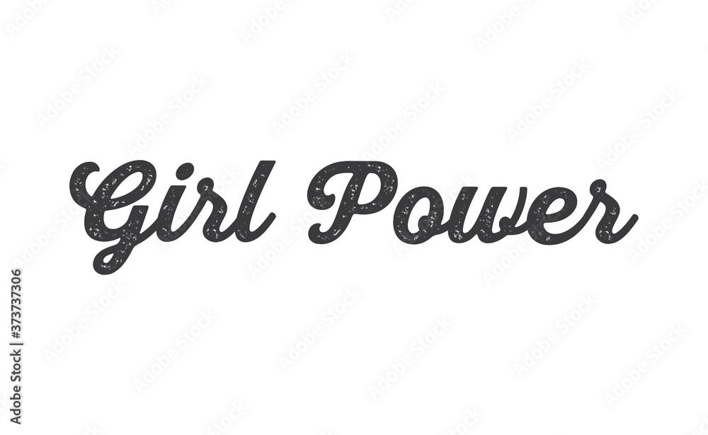 Girl power quote feminist lettering. Calligraphy inspiration graphic design typography element. Hand written card. Simple vector Female sign. Girl power quote feminist lettering. Calligraphy inspiration graphic design typography element. Hand written card. Simple vector Female sign.