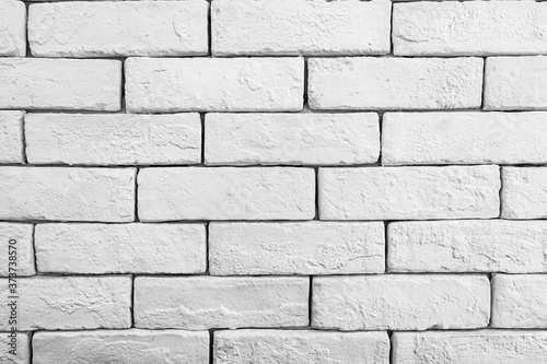 white brick wall textuer background