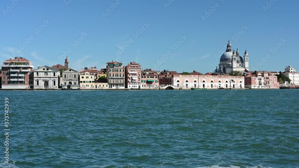 Venice, Italy - Historic buildings between the canals of the lagoon city Venice, Italy - Historic buildings between the canals of the lagoon city