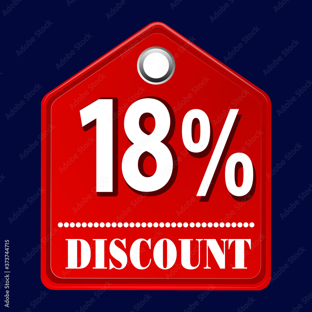 Sale discount icons. Special offer price signs | 18 percent Discount Icon symbols | Vector, SVG,EPS,PSD,AI,PNG, File. Sale discount icons. Special offer price signs | 18 percent Discount Icon symbols | Vector, SVG,EPS,PSD,AI,PNG, File.