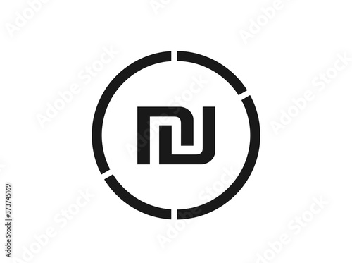 israeli shekel icon. vector banking and money symbol. finance infographic design element