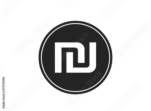 israeli shekel coin icon. money symbol, finance infographic element and symbol for web design