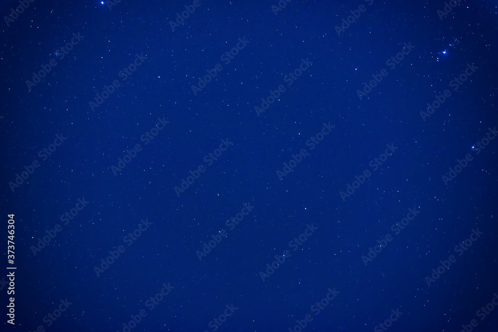 Night dark sky with many stars as galaxy milky way space cosmos background