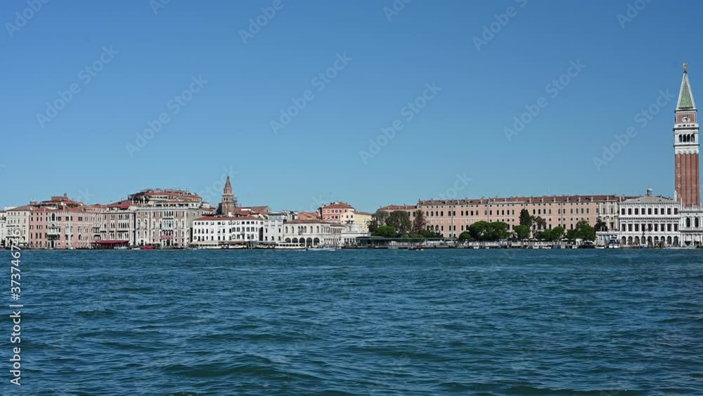 Venice, Italy - Historic buildings between the canals of the lagoon city Venice, Italy - Historic buildings between the canals of the lagoon city