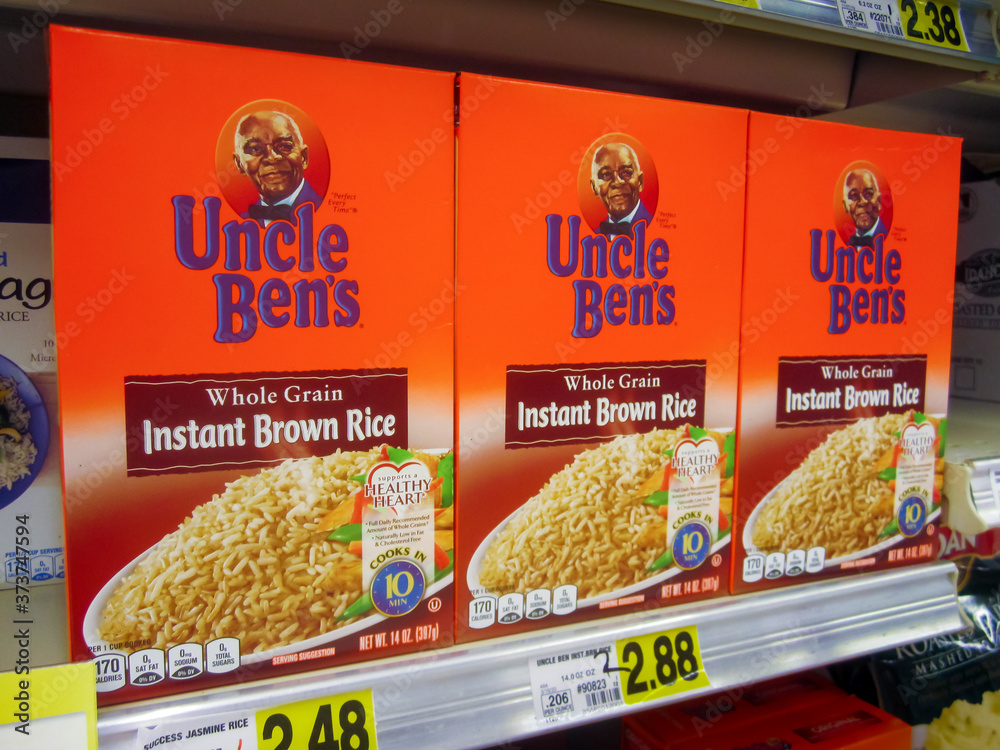 ATLANTA, GEORGIA - June 30, 2020 : Uncle Ben's instant whole grain ...