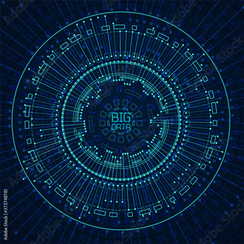 Abstract big data visualization