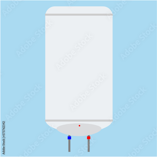 boiler mockup. Realistic illustration of boiler vector mockup for web