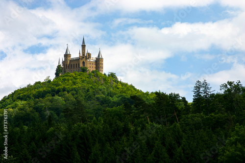Hohenzollern Castle on the mountain  Germany