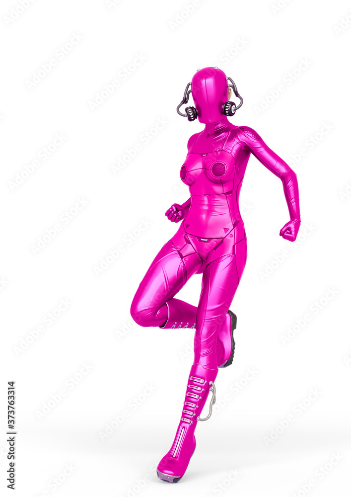 cyber soldier female landing