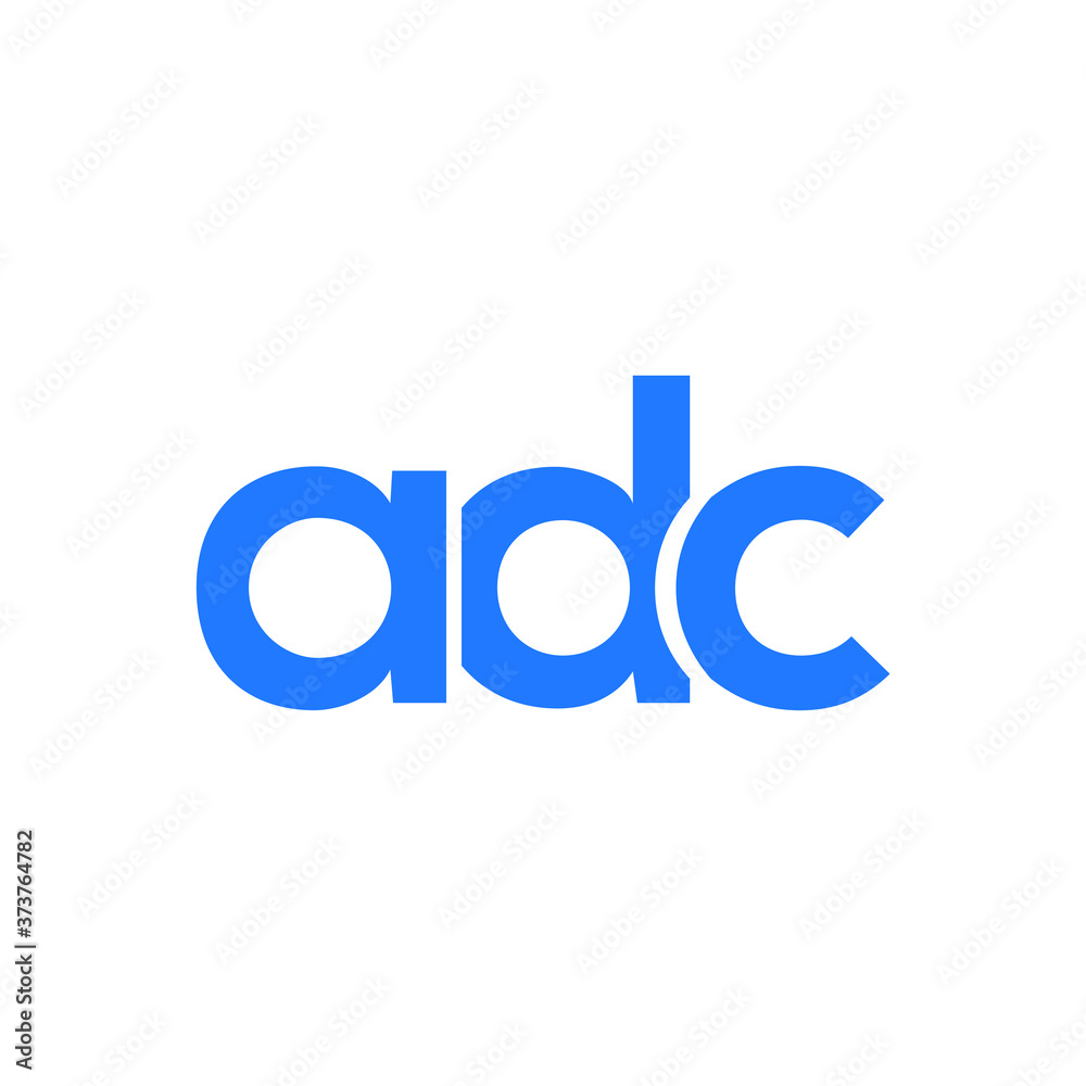 letter ADC logo design vector. letter ADC logo design vector.