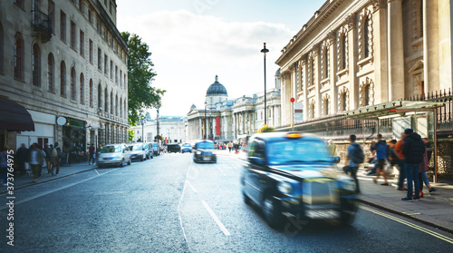 streets of London, sunset time, UK