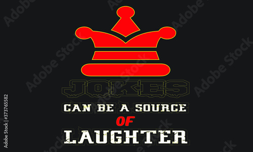 Joker typography quote black t shirt design