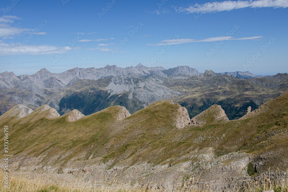 Fototapeta premium Natural fault, curious mountain shape