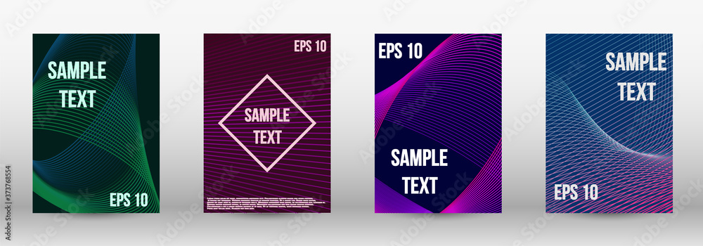 Geometric template with lines Geometric template with lines