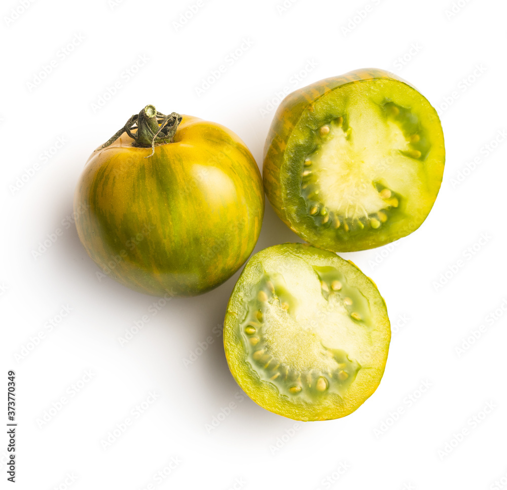 Green zebra tomatoes. Green zebra tomatoes.