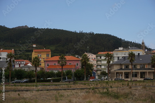 Cariño, coastal village with beach in A Coruña. Galicia,Spain © VEOy.com