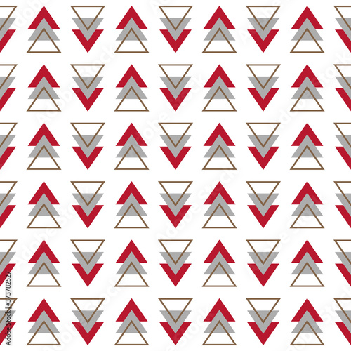 Vector seamless pattern. Holiday texture. Stylish geometric print with Christmas trees Free Download Vector seamless pattern. Holiday texture. Stylish geometric print with Christmas trees - GFXLoad