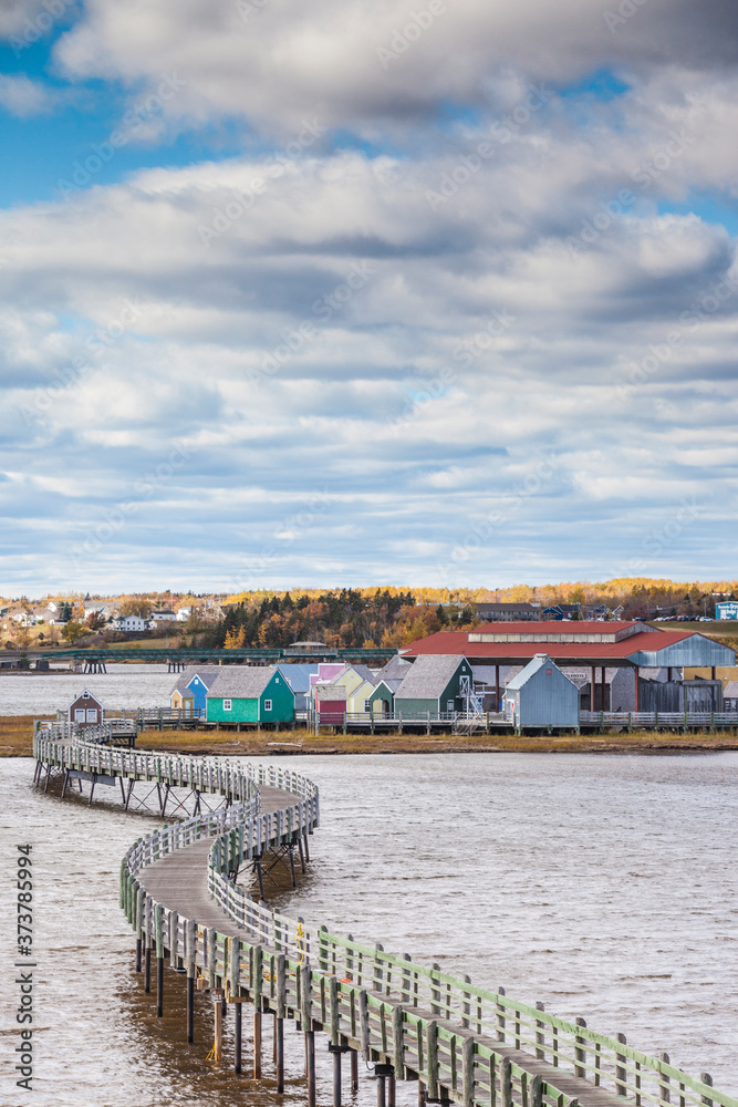 Canada, New Brunswick, Northumberland Strait, Bouctouche. Le Pays de la