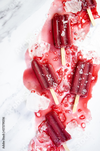 ice cream on a white background