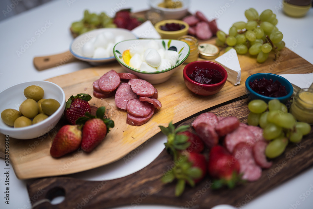 appetizer table appetizer table