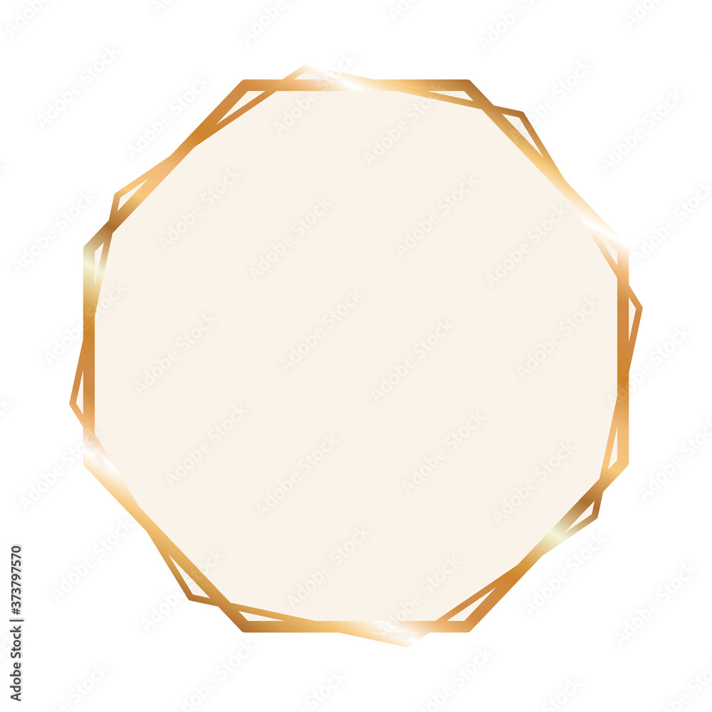 gold ornament frame in circle shaped design of Decorative element theme Vector illustration gold ornament frame in circle shaped design of Decorative element theme Vector illustration