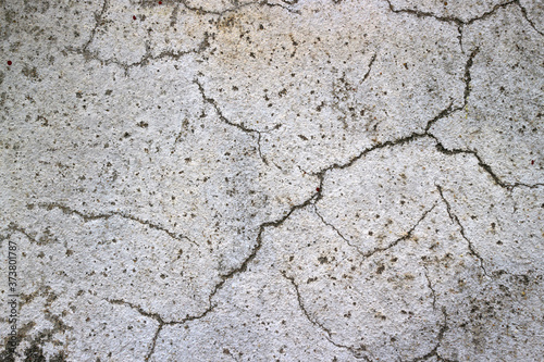 Old cracked concrete wall for background