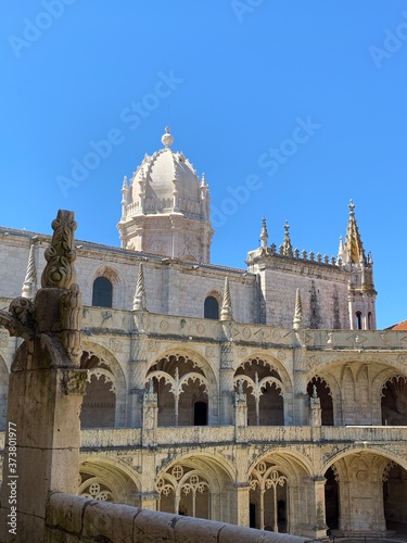 Inside the beautiful Hieronymites Monastery of Jeronimos in Belem, Lisbon, Portugal © Sabrina