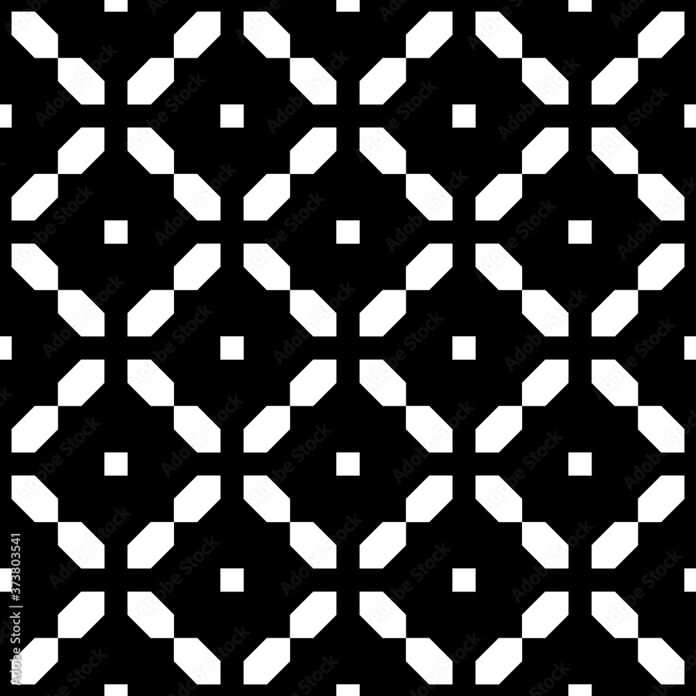 Naklejka premium Seamless pattern with ethnic ornament. Embroidery background. Tribal wallpaper. Ethnical folk image. Tribe motif. Ancient mosaic. Digital paper for page fills, web design, textile print. Vector art.