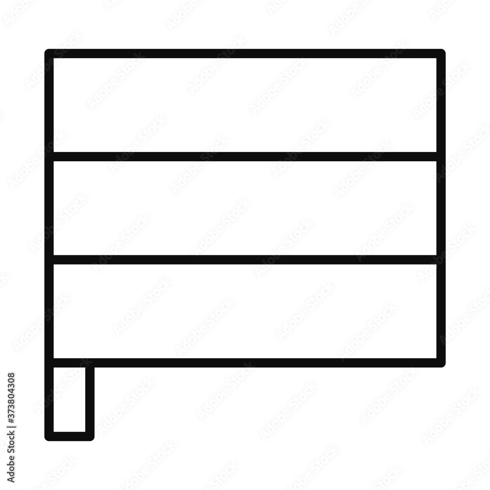 flag of germany icon, line style flag of germany icon, line style