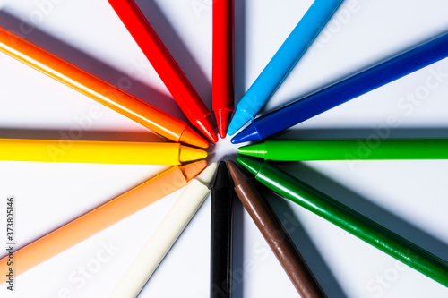 colored wax