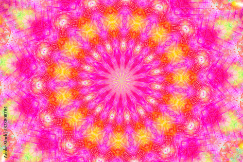 Colorful Kaleidoscope background pattern
