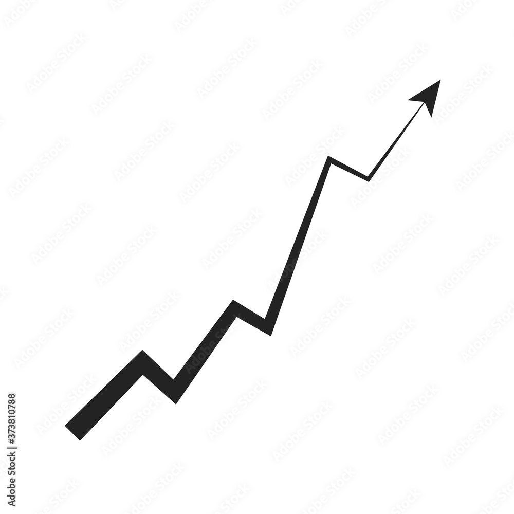 Graph Graphics Illustration Finance and investment Success will occur. Icons - vector Graph Graphics Illustration Finance and investment Success will occur. Icons - vector