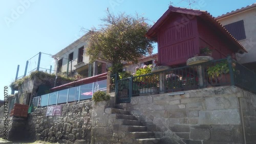 Combarro, beautiful coastal village with horreos. Pontevedra,Galicia,Spain photo