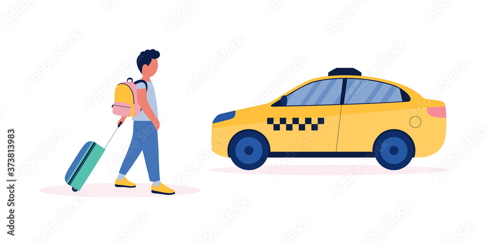 Naklejka premium taxi