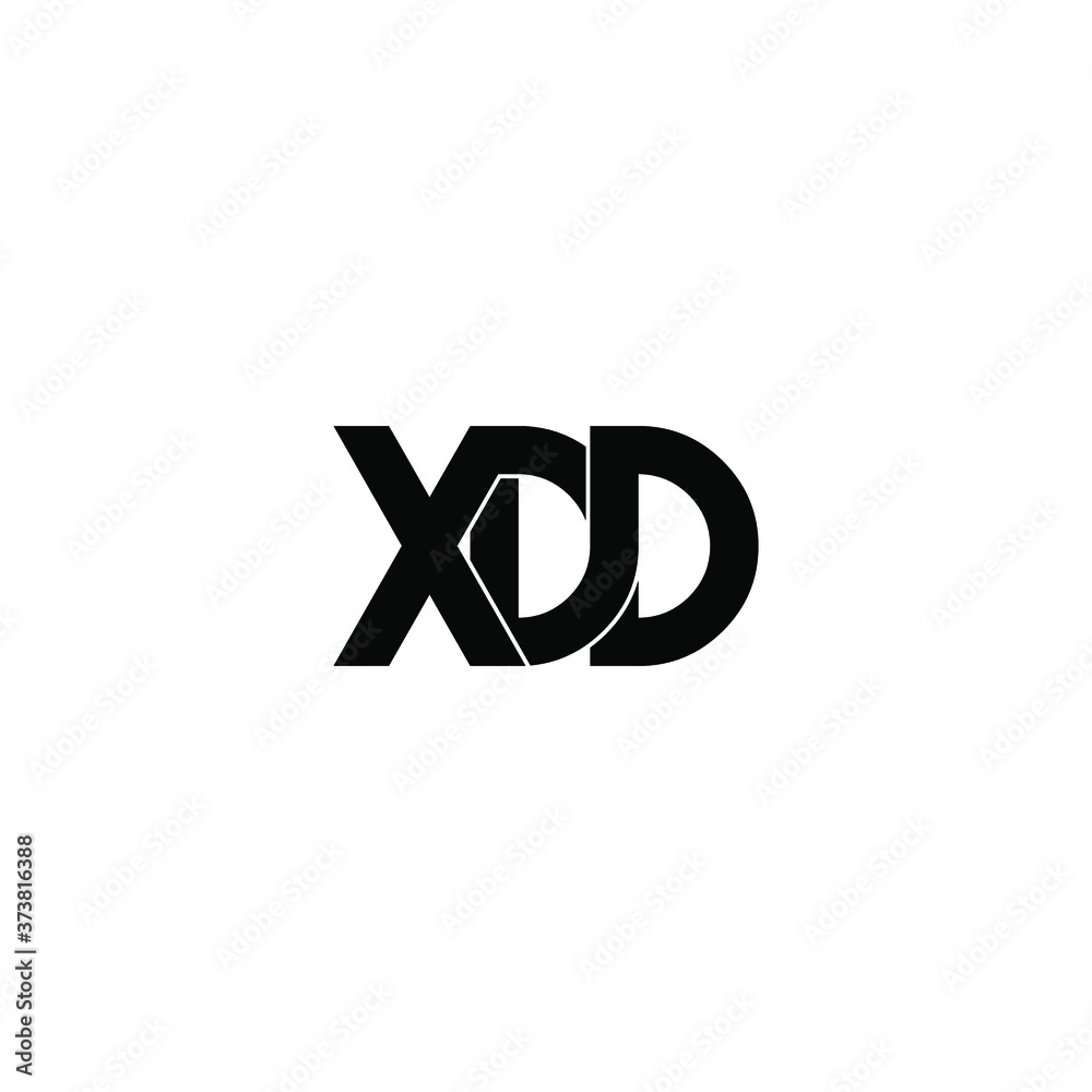 xdd letter original monogram logo design xdd letter original monogram logo design