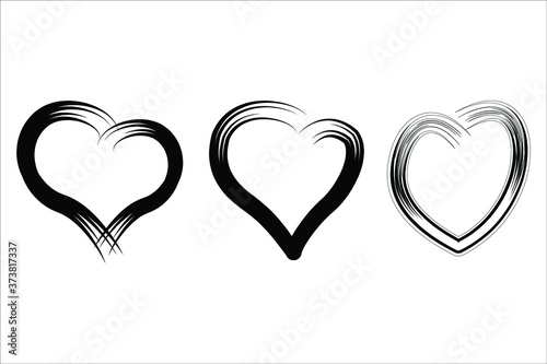 Love Hearth icon vector. Flat icon Love symbol