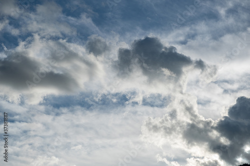 Fototapeta Naklejka Na Ścianę i Meble -  Clouds and sky On a beautiful and bright day