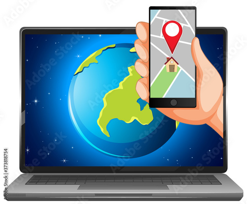 Map and location on electronic devices