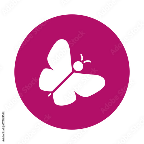 Wallpaper Mural butterfly icon image, block style Torontodigital.ca