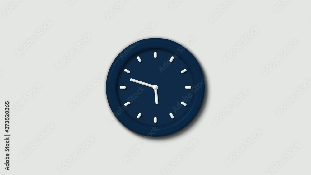 Amazing aqua dark counting down clock icon on white background,12 hours clock icon Amazing aqua dark counting down clock icon on white background,12 hours clock icon