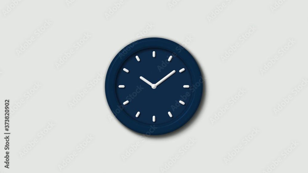 Amazing aqua dark counting down clock icon on white background,12 hours clock icon Amazing aqua dark counting down clock icon on white background,12 hours clock icon