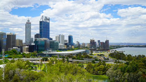 Perth skyline in Western Australia