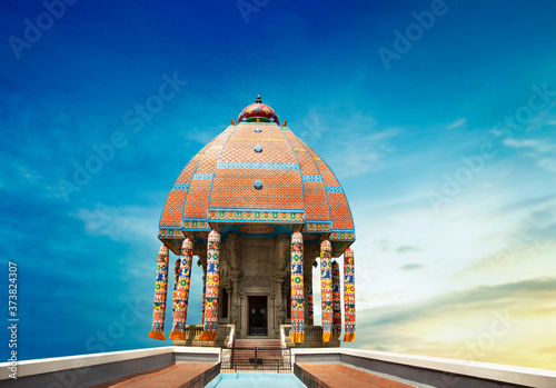 valluvar kottam,auditorium, monument in chennai, tamil nadu, india photo