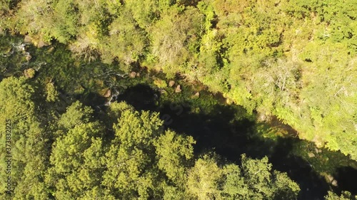 Wallpaper Mural Natural Park in Fragas do Eume. Galicia, Spain. Aerial Drone Footage Torontodigital.ca