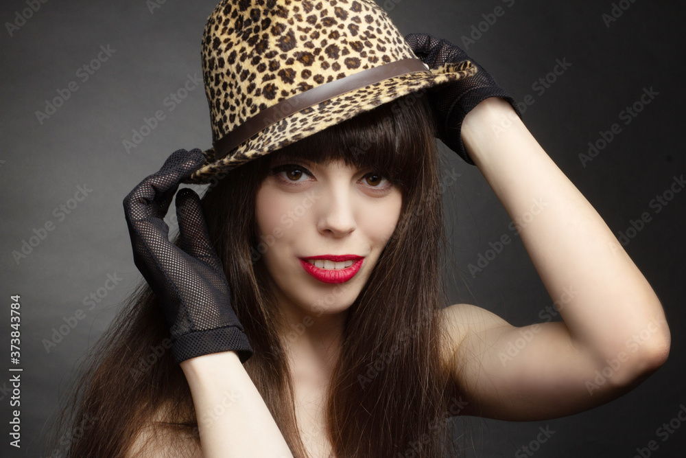 portrait of brunette with long hair, off shoulder portrait of brunette with long hair, off shoulder