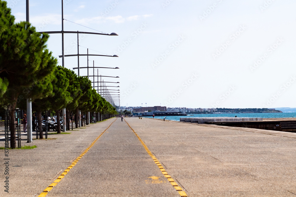 Photo of the port of Thessaloniki in Greece Photo of the port of Thessaloniki in Greece