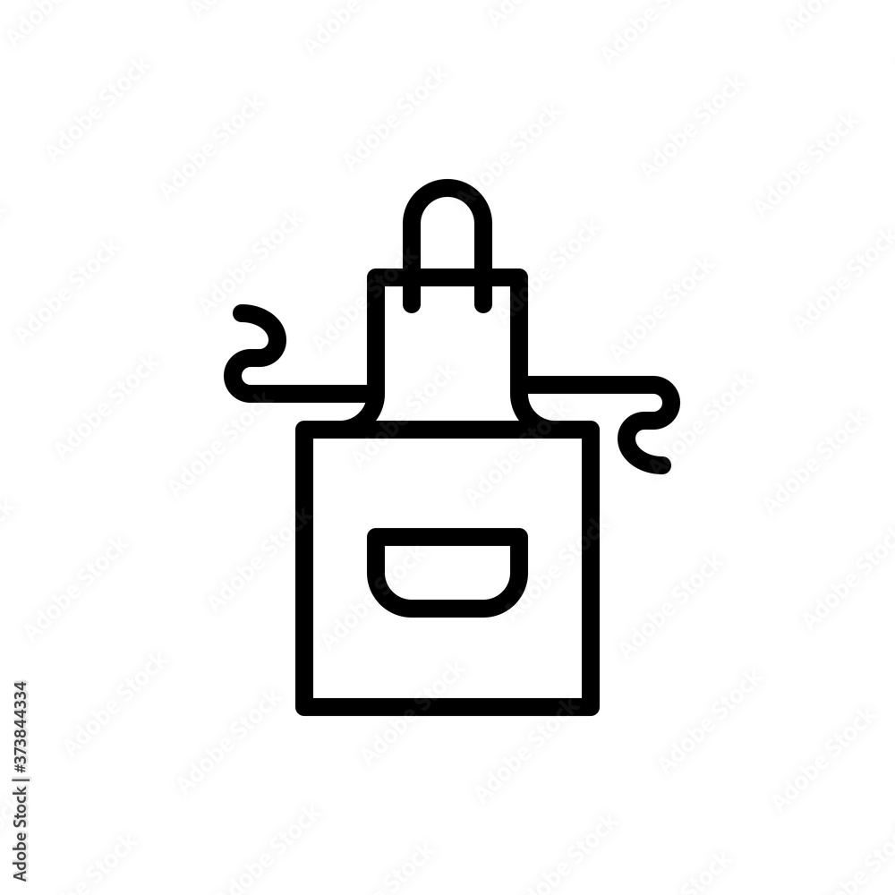 Kitchen apron outline icons. Vector illustration. Editable stroke. Isolated icon suitable for web, infographics, interface and apps. Kitchen apron outline icons. Vector illustration. Editable stroke. Isolated icon suitable for web, infographics, interface and apps.
