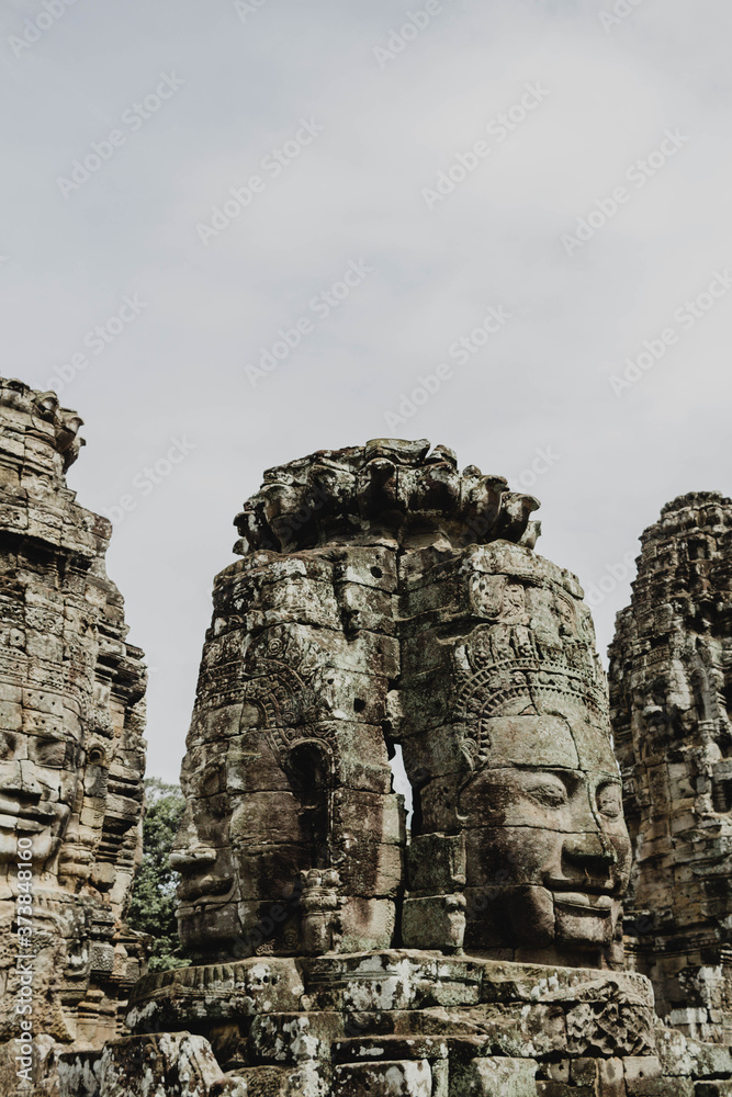bayon temple in angkor cambodia